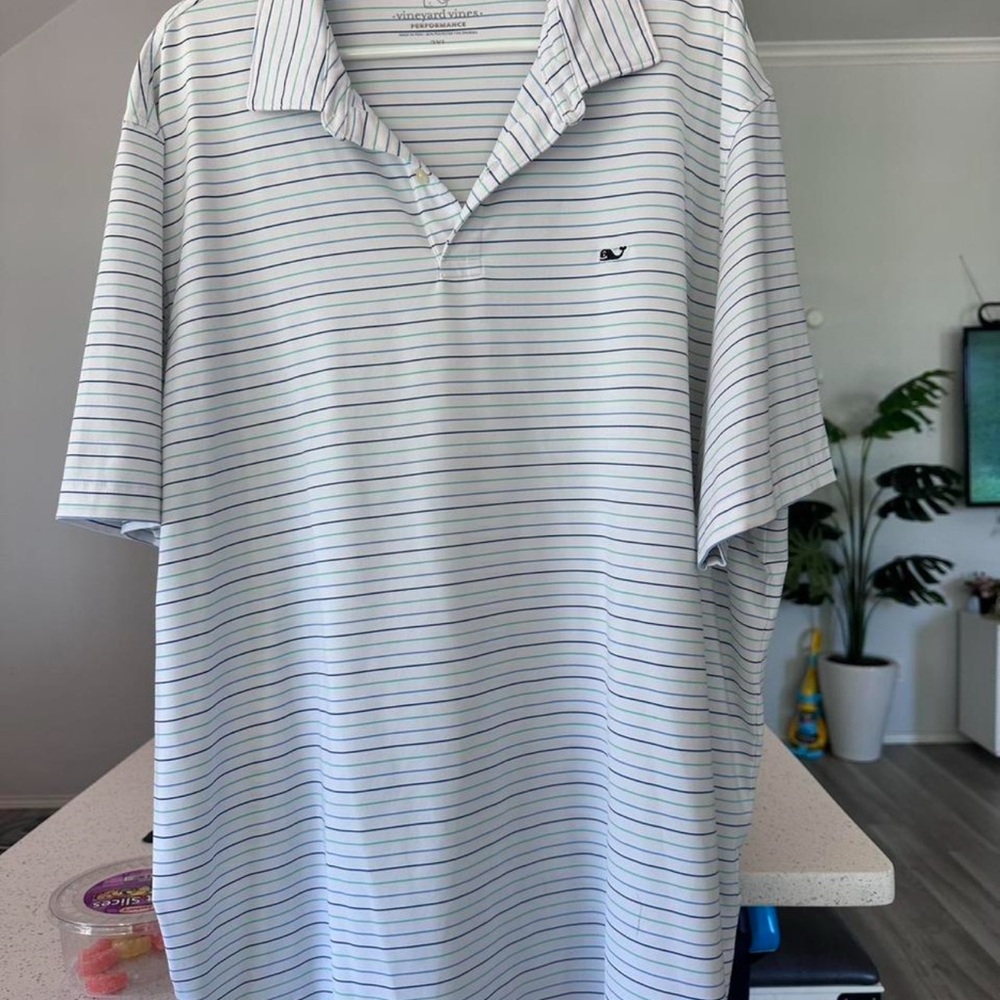 Vineyard Vines Men's Striped Polo Shirt -